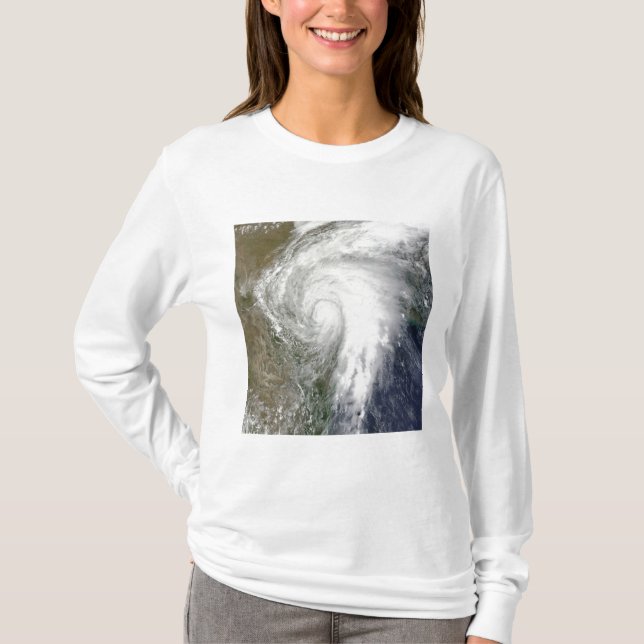 Tropical Storm Hermine över Texas Tee Shirt (Framsida)