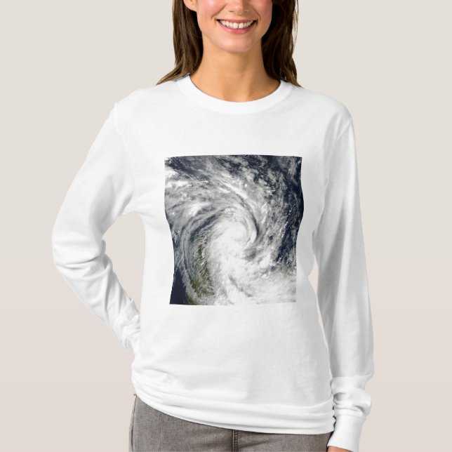 Tropical Storm Jade som kommer i land över Madagas T Shirt (Framsida)