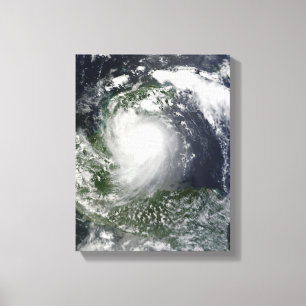 Tropical Storm Karl över Yucatan-Peninsulan Canvastryck