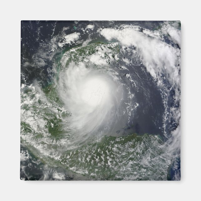 Tropical Storm Karl över Yucatan-Peninsulan Magnet (Framsidan)