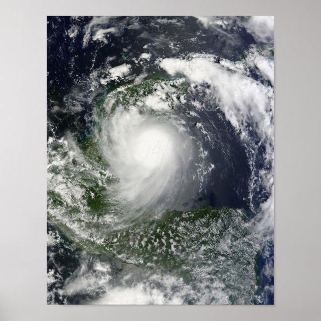 Tropical Storm Karl över Yucatan-Peninsulan Poster (Framsidan)