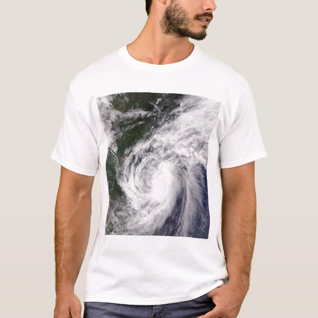 Tropical Storm Mekkhala Tee Shirt (Framsida)