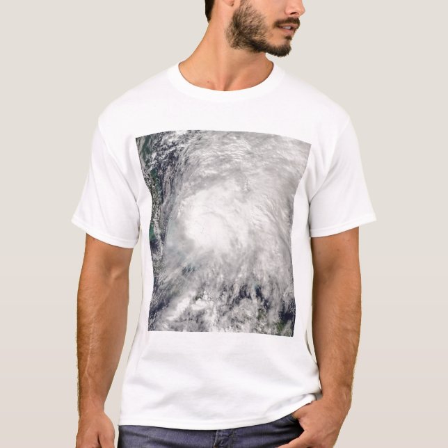 Tropical Storm Noel över Bahamas T-shirt (Framsida)