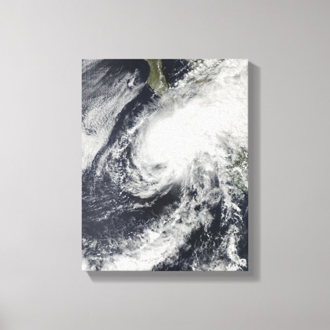Tropical Storm Rick närmar sig Mexiko Canvastryck (Framsida)