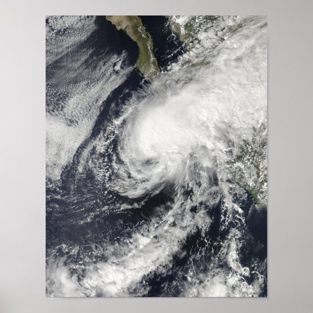Tropical Storm Rick närmar sig Mexiko Poster (Framsidan)