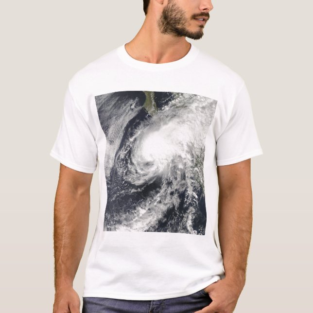 Tropical Storm Rick närmar sig Mexiko T-shirt (Framsida)
