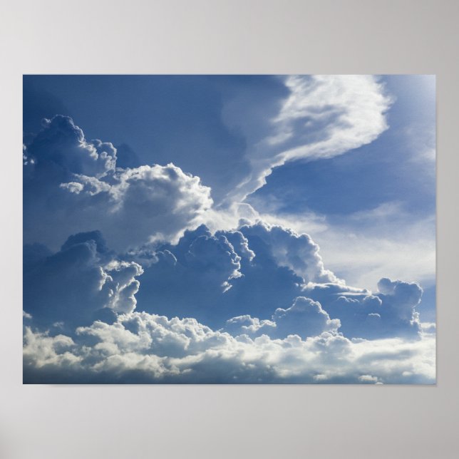 Tropical Storm Towering Clouds Poster (Framsidan)
