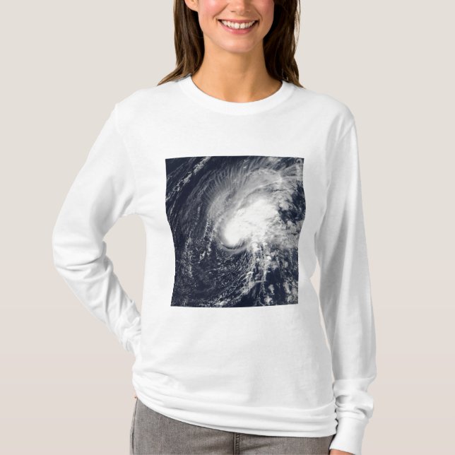 Tropical Storm Zeta Tee Shirt (Framsida)
