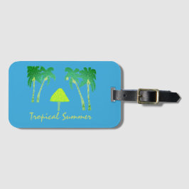 Tropical Summer Bagagebricka