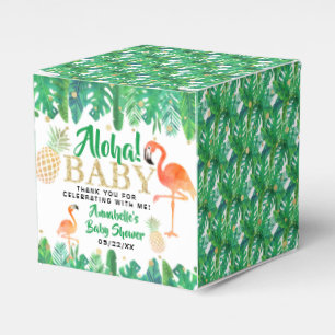 Tropical Summer Beach Luau Boys Baby Shower Presentaskar