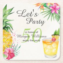 Tropical Summer Cocktail 50:e Födelsedagsfesten
