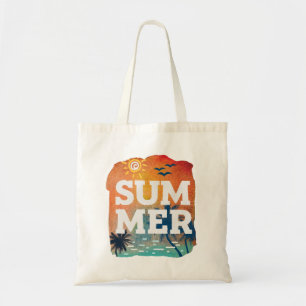 Tropical Summer Exotic Sunset Tygkasse