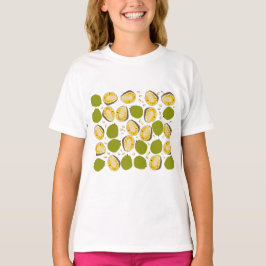 Tropical Summer JackFruit Mönster - Exotic Fruit T Shirt