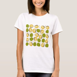 Tropical Summer JackFruit Mönster - Exotic Fruit T Shirt