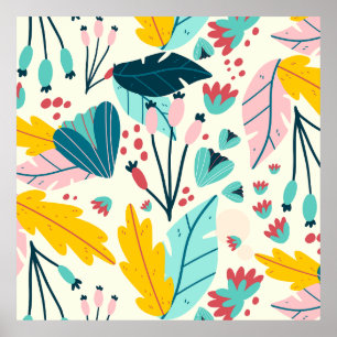 Tropical Summer Löv Poster
