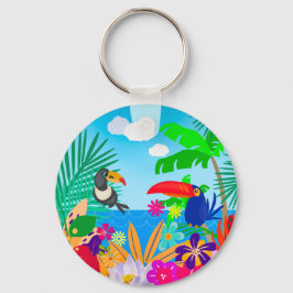 Tropical Summer Nyckelring