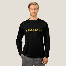 Tropical Summer Palm Tree Minimalist Text Tee