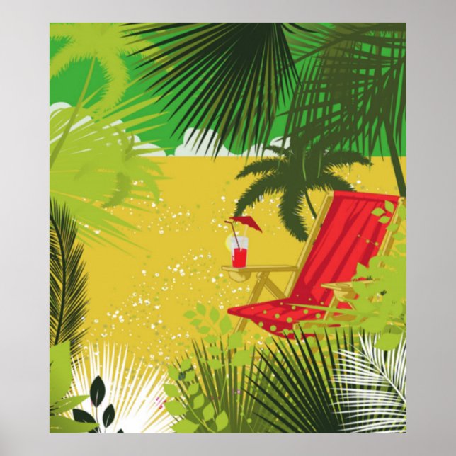 Tropical Summer Poster (Framsidan)