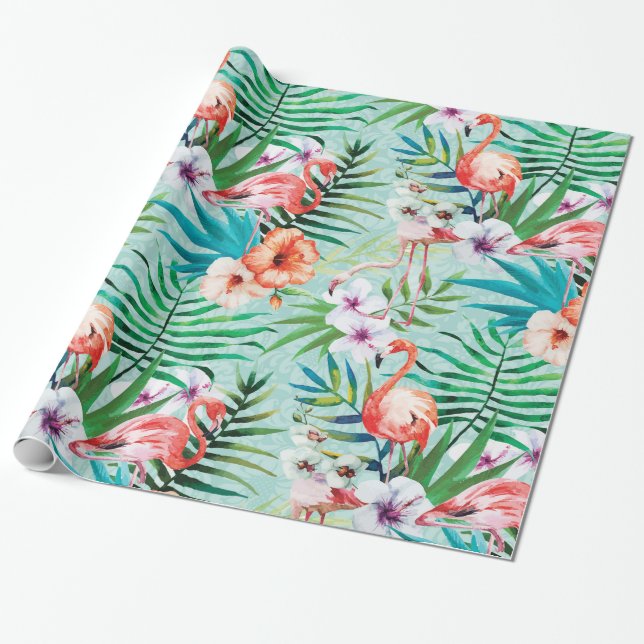 Tropical Summer Presentpapper (Utrullad)