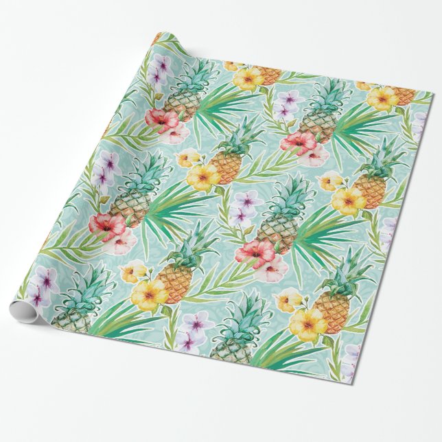 Tropical Summer Presentpapper (Utrullad)