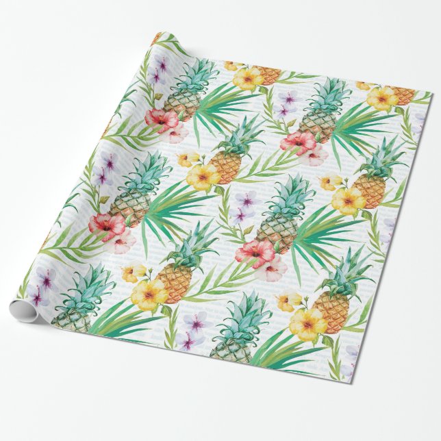 Tropical Summer Presentpapper (Utrullad)