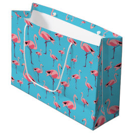 Tropical Summer Rosa Flamingo Pattern