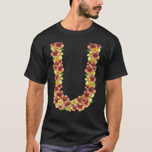 Tropical Summer Vacation Hawaiian Flowers Blommigt T Shirt