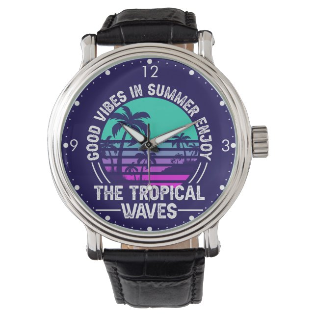 Tropical Summer Vibes-82646 Armbandsur (Framsida)