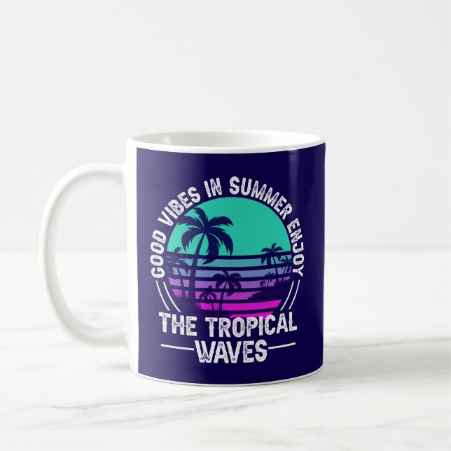 Tropical Summer Vibes-82646 Kaffemugg (Vänster)