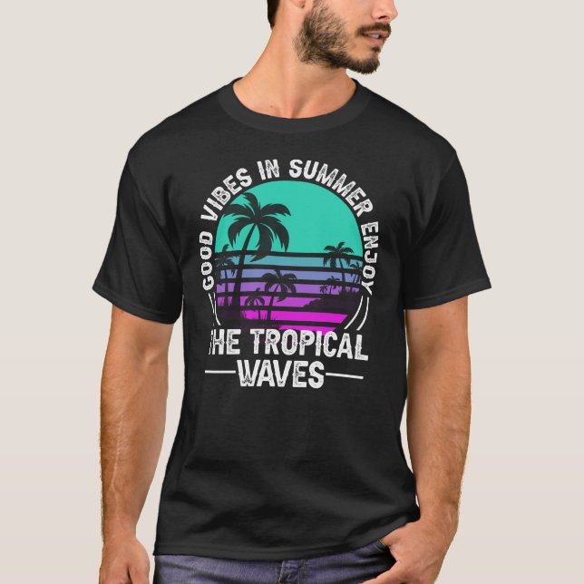 Tropical Summer Vibes-82646 T Shirt (Framsida)