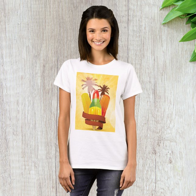 Tropical Summer Womens T-Shirt (Skapare uppladdad)