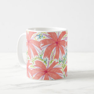 Tropical Sunburst Flower Mugg