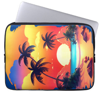 "TROPICAL SUNRISE AT THE BEACH" ("TROPISK SUNRISE LAPTOP FODRAL