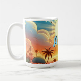 Tropical Sunrise Personlig Kaffemugg