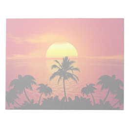 Tropical Sunset Anteckningsblock