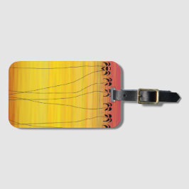 Tropical Sunset Bagagebricka