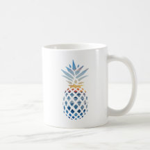Tropical Sunset Beach Scene Pineapple