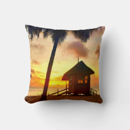 Tropical Sunset Dekorativ kudde - Beach Vibes Deco