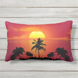 Tropical Sunset Lumbarkudde