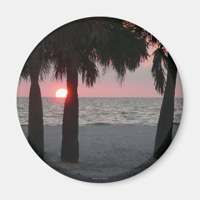 Tropical Sunset Magnet (Framsidan)