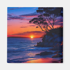 Tropical Sunset Magnet