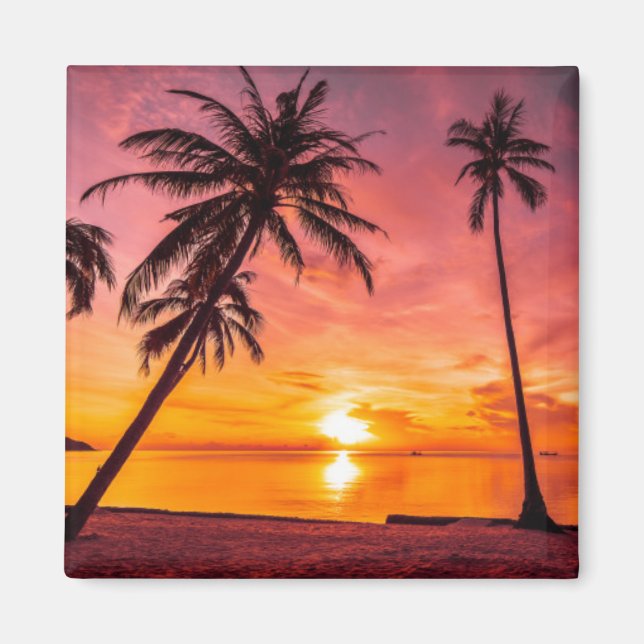 Tropical Sunset Magnet (Framsidan)