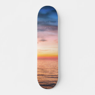 Tropical Sunset Photo Mini Skateboard Bräda 18,5 Cm