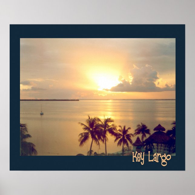 Tropical Sunset Poster (Framsidan)