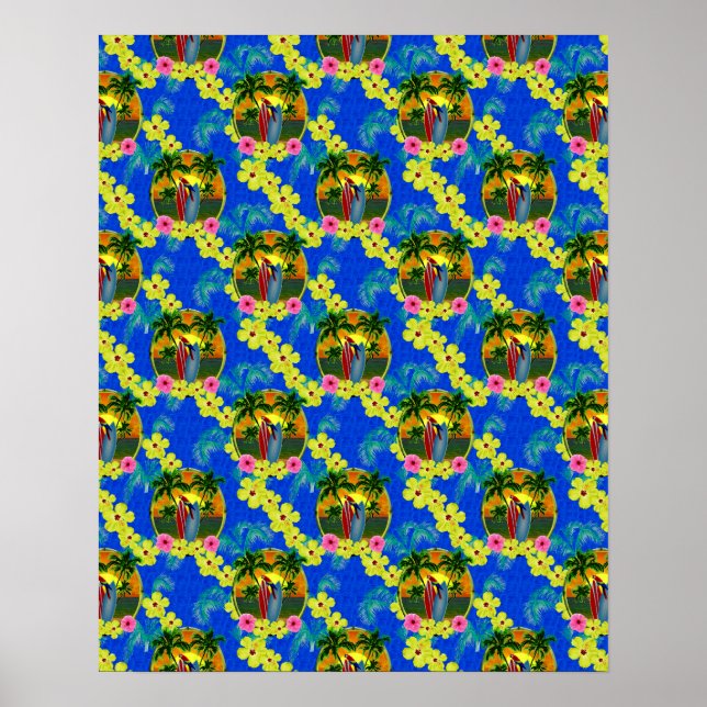 Tropical Sunset Poster (Framsidan)