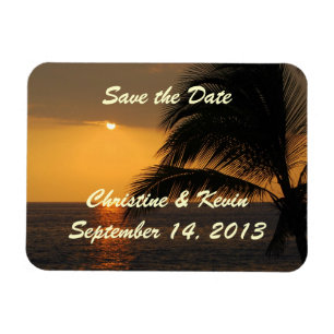 Tropical Sunset Spara datum magneter