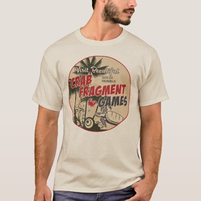 Tropical Tee i Crab Fragment Games (Framsida)