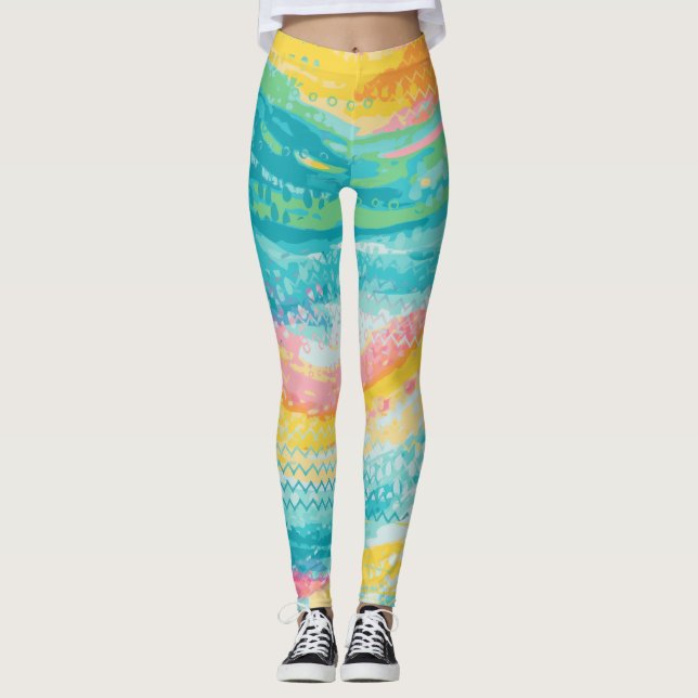 Tropical Tide Bassäng Dreams Leggings (Framsida)