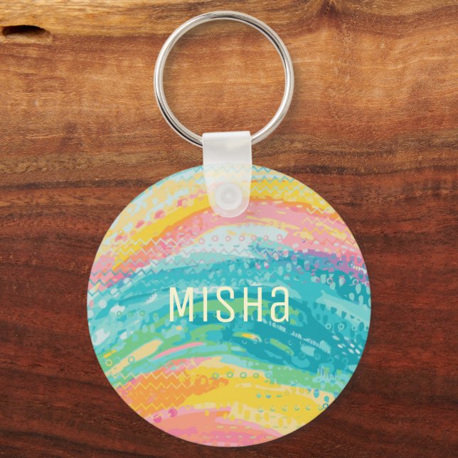 Tropical Tide Bassäng Dreams Nyckelring (Framsida)