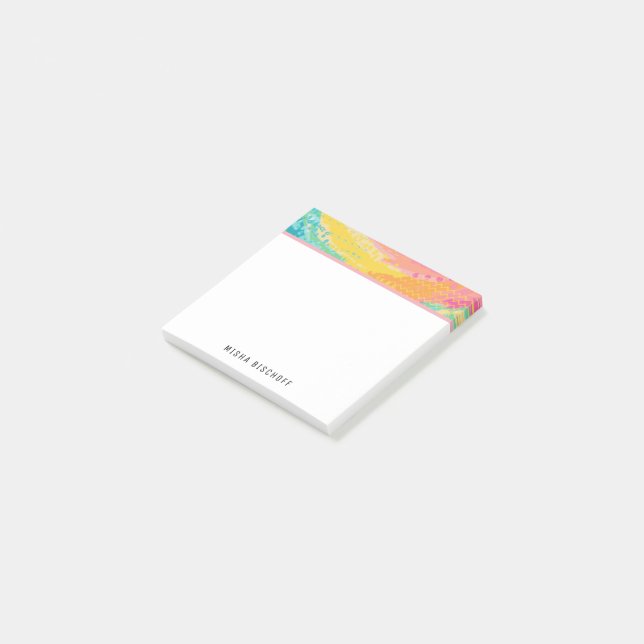 Tropical Tide Bassäng Dreams Post-it Block (Vinklad)